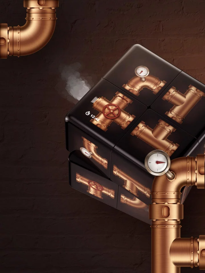 Steam pipes